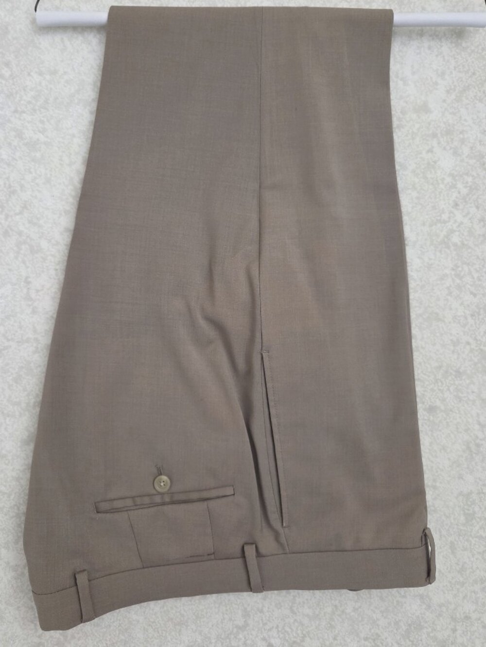 Lauren Ralph Lauren Ultraflex Hi-Perform Dress Slacks Tan 33x32 $32